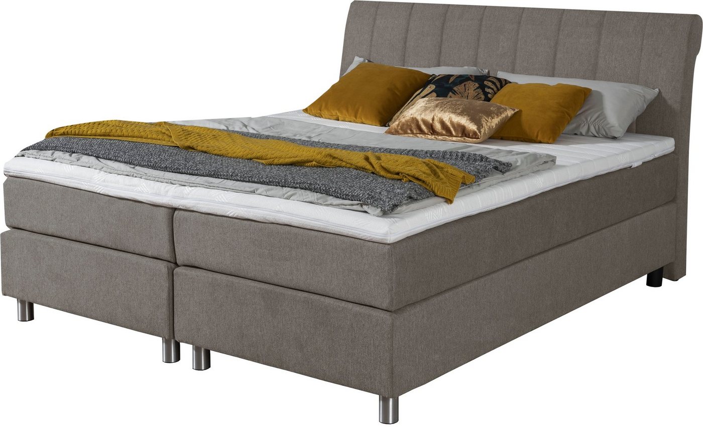 ADA trendline Boxspringbett Elsa fix, inklusive Matratze und Topper, in verschiedenen Größen und Härtegraden von ADA trendline