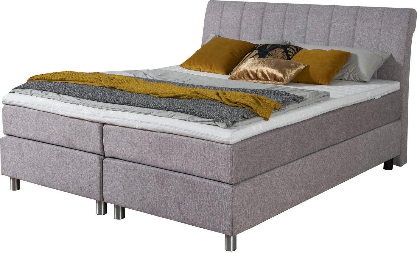 ADA trendline Boxspringbett Elsa fix, inklusive Matratze und Topper, in verschiedenen Größen und Härtegraden von ADA trendline