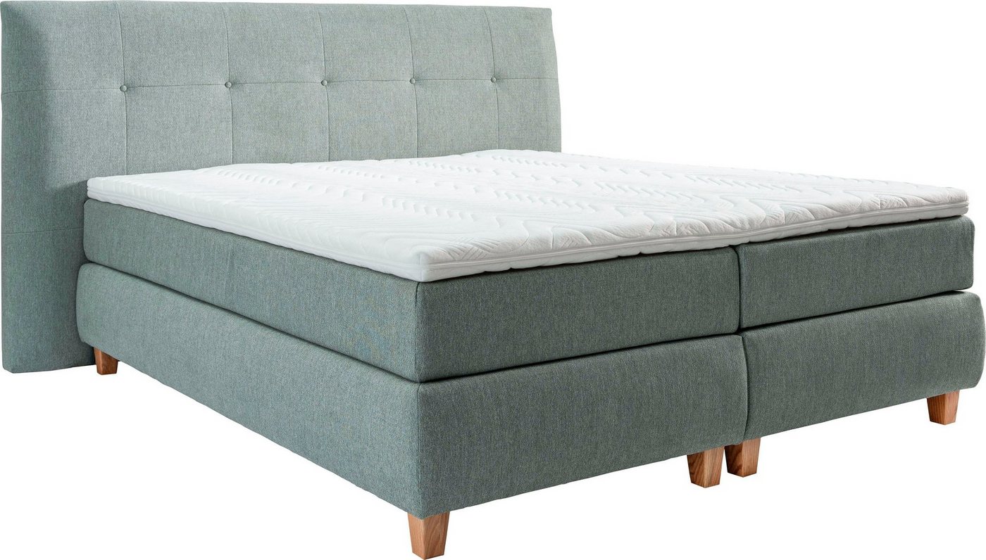 ADA trendline Boxspringbett Luella, ADA trendline Boxspringbett, inkl. Matratze und Viscoschaum-Topper von ADA trendline