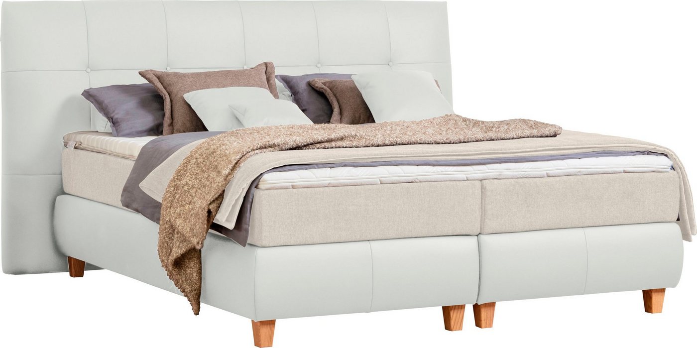 ADA trendline Boxspringbett Luella, ADA trendline Boxspringbett, inkl. Matratze und Viscoschaum-Topper von ADA trendline