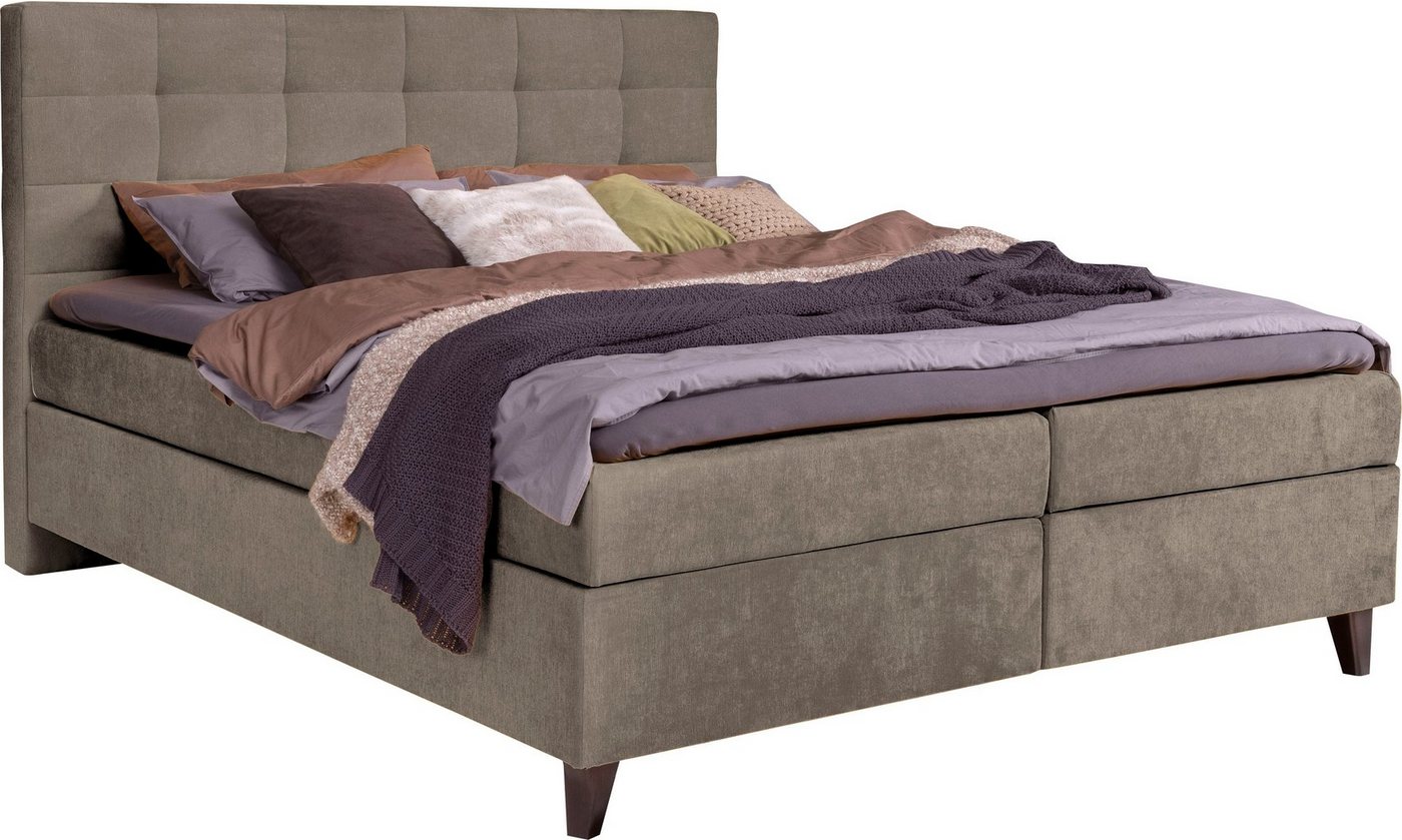 ADA trendline Boxspringbett Neomi, inklusive Matratze und Topper von ADA trendline