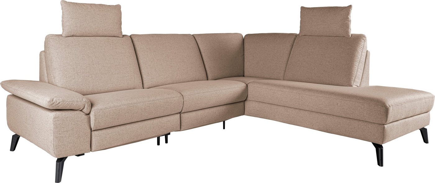 ADA trendline Ecksofa, inkl. Kopfstützen, wahlweise mit Relaxfunktion, Breite: 243 cm von ADA trendline