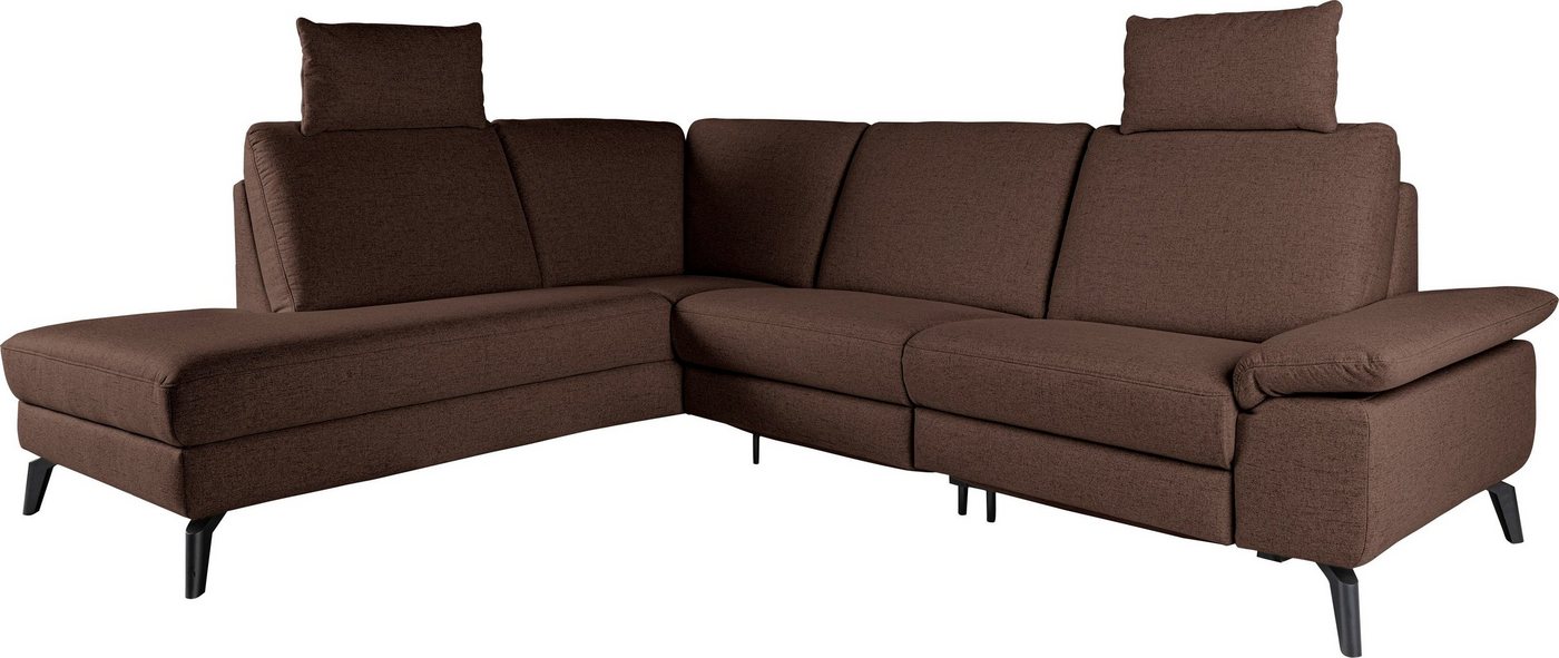 ADA trendline Ecksofa, inkl. Kopfstützen, wahlweise mit Relaxfunktion, Breite: 243 cm von ADA trendline