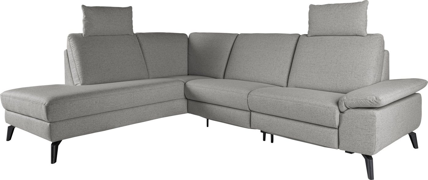 ADA trendline Ecksofa, inkl. Kopfstützen, wahlweise mit Relaxfunktion, Breite: 243 cm von ADA trendline