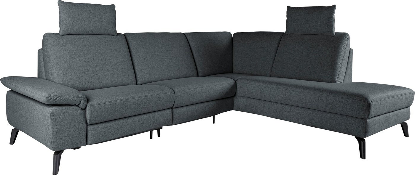 ADA trendline Ecksofa, inkl. Kopfstützen, wahlweise mit Relaxfunktion, Breite: 267 cm von ADA trendline