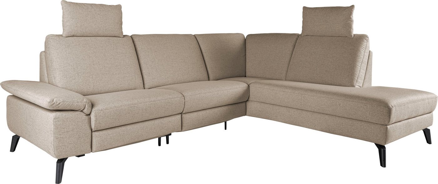 ADA trendline Ecksofa, inkl. Kopfstützen, wahlweise mit Relaxfunktion, Breite: 267 cm von ADA trendline