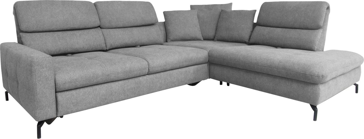 ADA trendline Ecksofa Louis, Breite 260 cm, Rückenlehnenverstellung, wahlweise mit Bettfunktion von ADA trendline