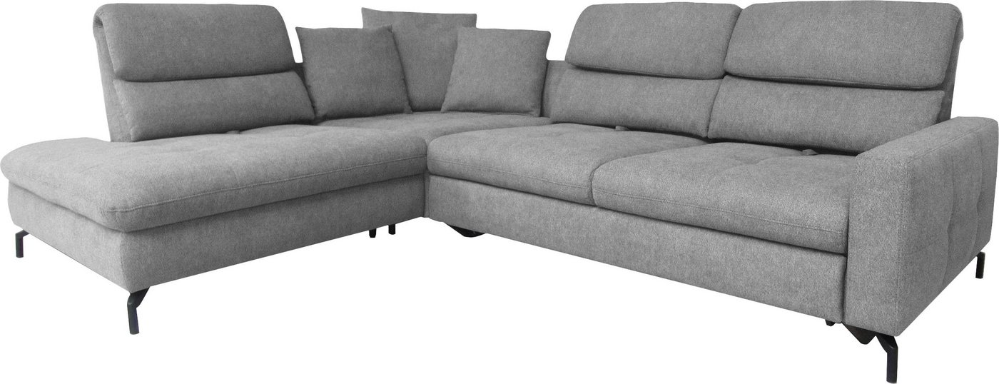 ADA trendline Ecksofa Louis, Breite 286 cm, Rückenlehnenverstellung, wahlweise mit Bettfunktion von ADA trendline