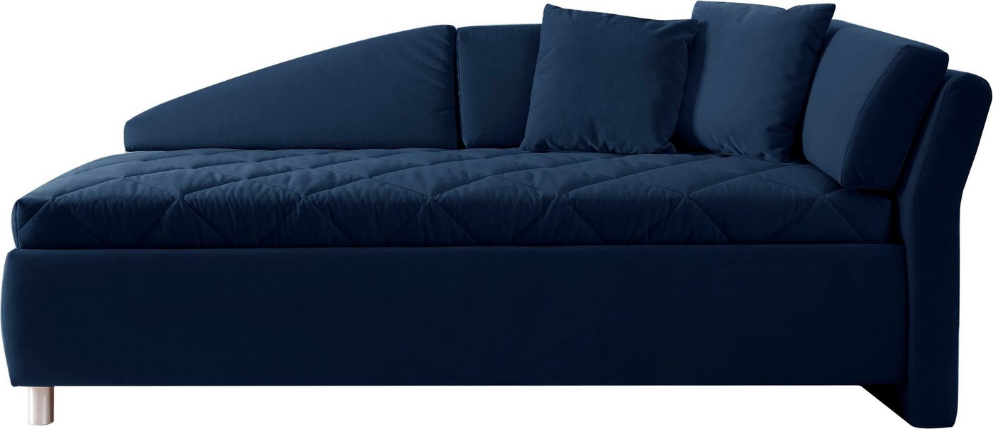alina Schlafsofa, Bettkasten, Zierkissen-Set aus: 2 Stk. 40x40cm, 1 Stk. 30x30cm von alina