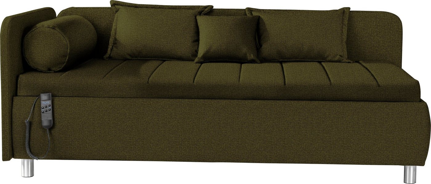 ADA trendline Schlafsofa Kiana, Liegefläche 90/200 cm oder 100/200 cm, Bettkasten, Zierkissen-Set von ADA trendline