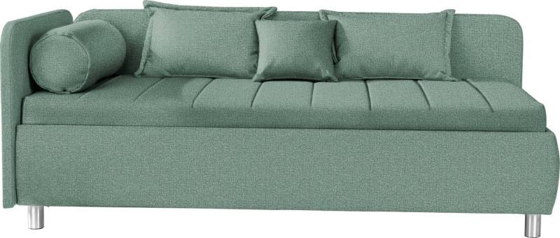 ADA trendline Schlafsofa Kiana, mit Bettkasten und Zierkissen, Liegefläche 90/200 cm oder 100/200 cm von ADA trendline