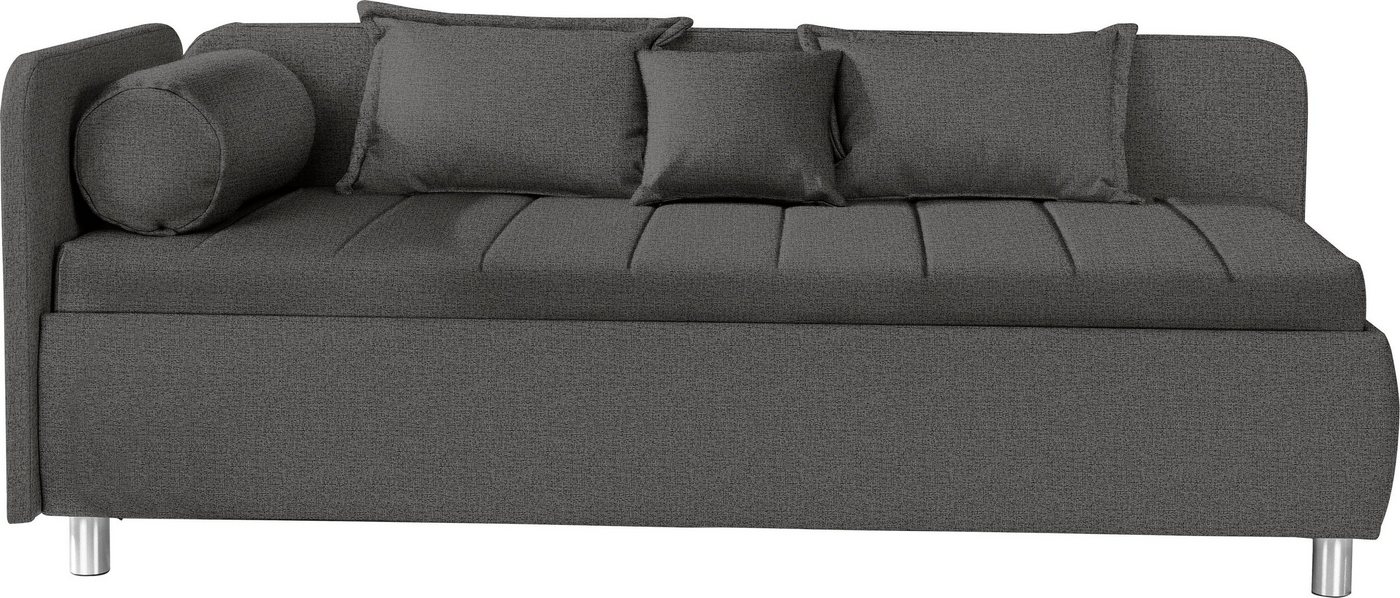 alina Schlafsofa Kiana, mit Bettkasten und Zierkissen, Liegefläche 90/200 cm oder 100/200 cm von alina