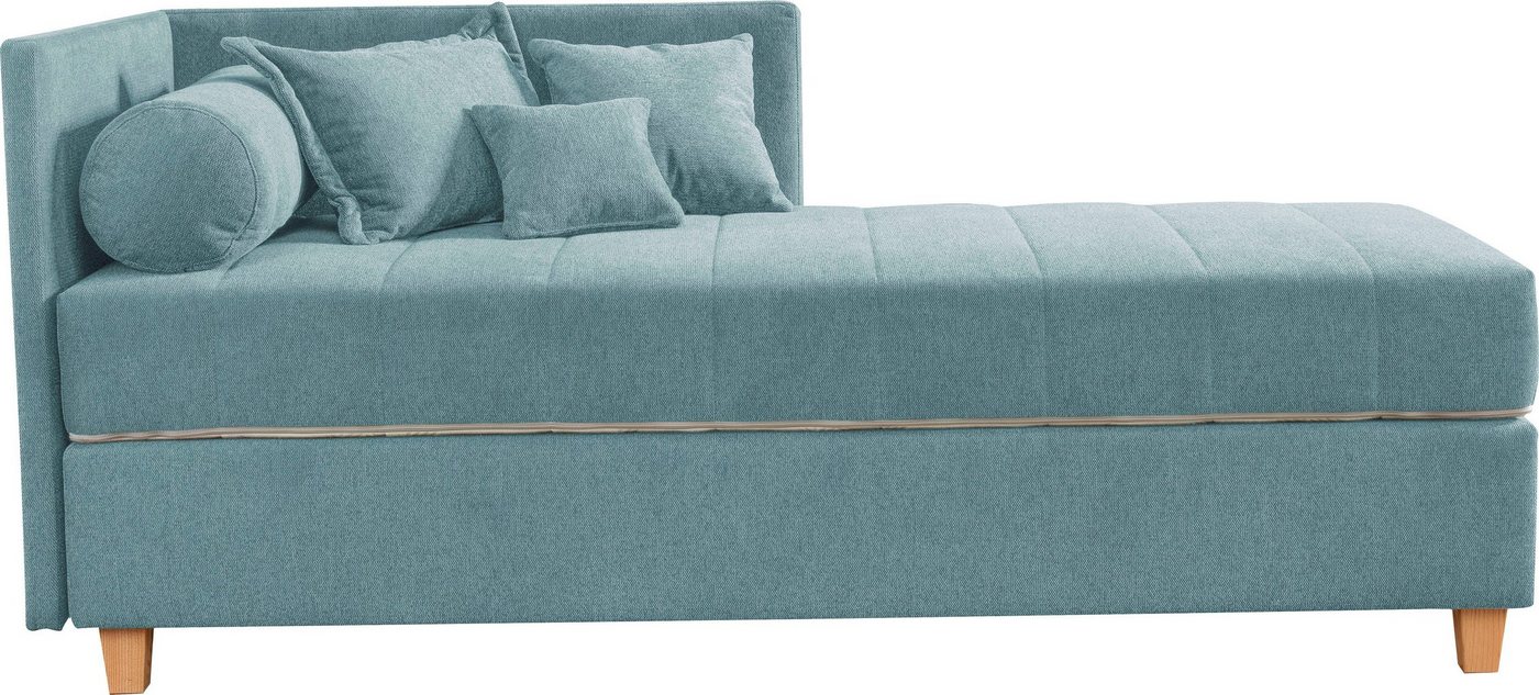 ADA trendline Schlafsofa Kona, 7-Zonen Taschenfederkernmatratze, Zierkissen-Set und Schlummerrollen von ADA trendline