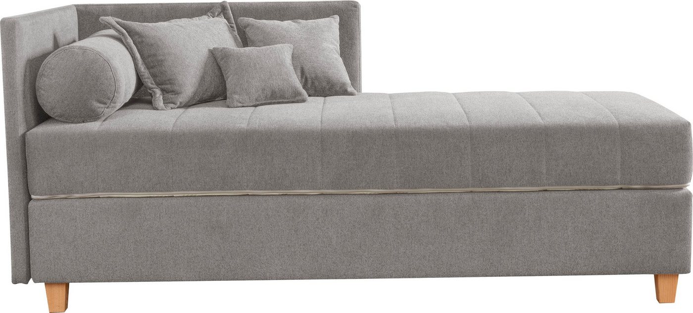 ADA trendline Schlafsofa Kona, 7-Zonen Taschenfederkernmatratze, Zierkissen-Set und Schlummerrollen von ADA trendline