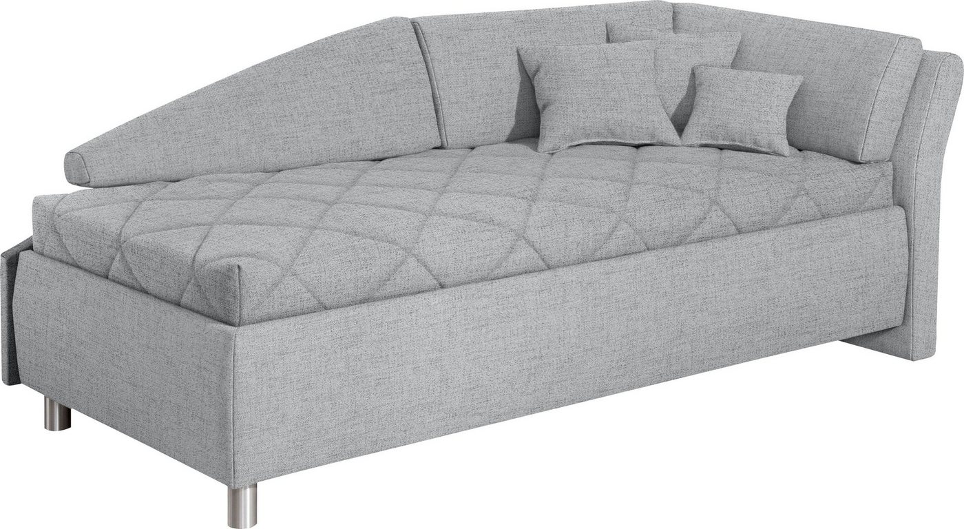 ADA trendline Schlafsofa Lindsay, Bettkasten, Zierkissen-Set aus: 2 Stk. 40x40cm, 1 Stk. 30x30cm von ADA trendline