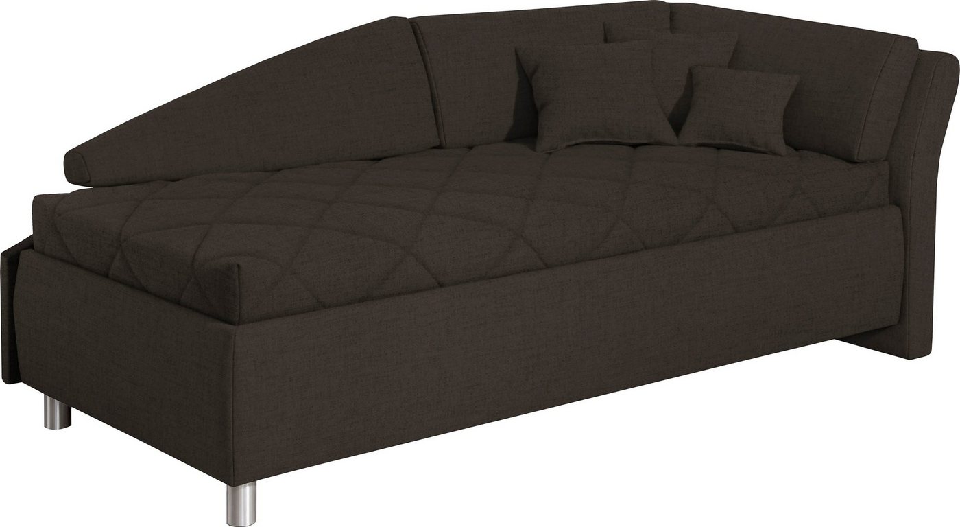 ADA trendline Schlafsofa Lindsay, Bettkasten, Zierkissen-Set aus: 2 Stk. 40x40cm, 1 Stk. 30x30cm von ADA trendline