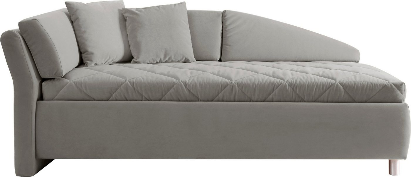 ADA trendline Schlafsofa Lindsay, Bettkasten, Zierkissen-Set aus: 2 Stk. 40x40cm, 1 Stk. 30x30cm von ADA trendline