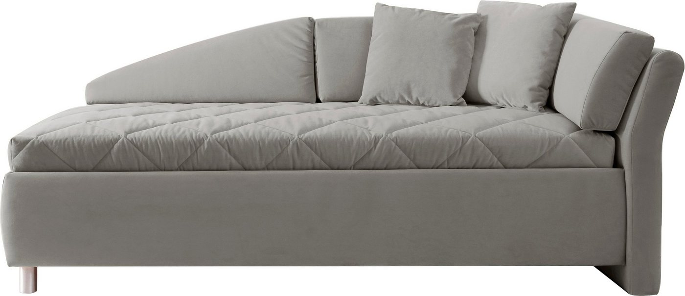 ADA trendline Schlafsofa Lindsay, Bettkasten, Zierkissen-Set aus: 2 Stk. 40x40cm, 1 Stk. 30x30cm von ADA trendline