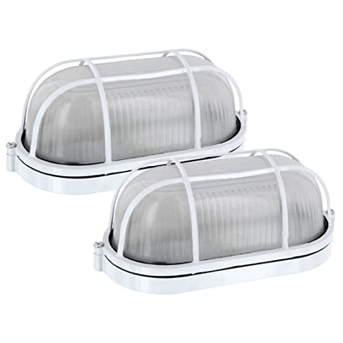 ADAKAT 2er Pack, Aluminium Kellerleuchte IP54 E27 ADAKAT 2er Pack, Aluminium Kellerleuchte IP54 E27 von ADAKAT