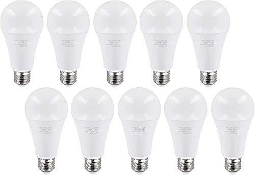 ADAKAT 10er Pack, LED Birne 17W E27, warmweiß 3000K, Flimmerfrei IC-Driver von ADAKAT