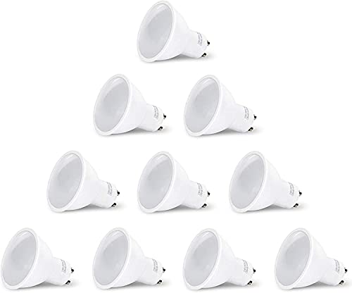 ADAKAT 10er Pack, LED Spot GU10 7W, warmweiß 3000K von ADAKAT