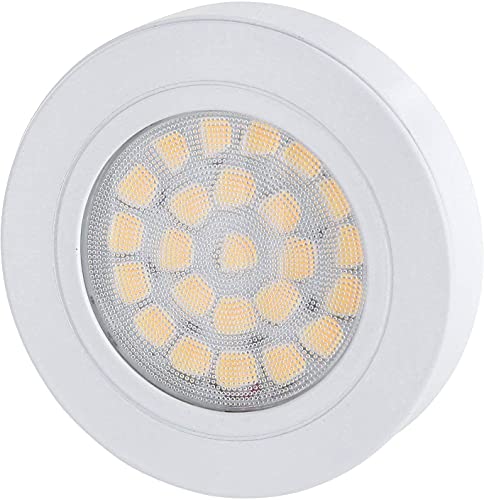 ADAKAT Dimmbar LED Aluminium Aufbaustrahler 12V Mini-Amp, kaltweiß 6000K von ADAKAT