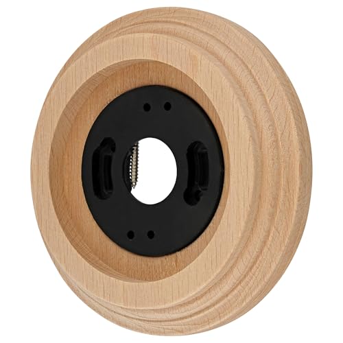 Aufputz Buchenholz Retro Rahmen 1-fach, Serie QR1 natural von ADAKAT