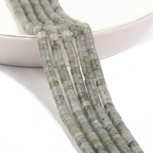 ADAOQIN 150 Teile/los 4mm Flache Runde Natursteinperlen Achate Quartzs Jade Lose Distanzperlen für DIY Schmuckherstellung von ADAOQIN