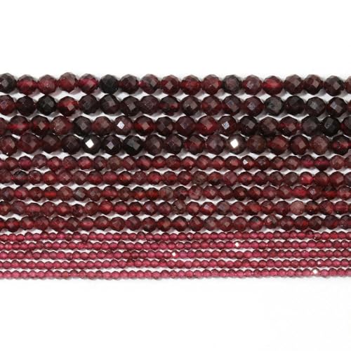 ADAOQIN 2 3 4 mm natürliche facettierte Citrin-Opal-Jade-Edelsteinperlen, runde Mineralperlen für die Schmuckherstellung, DIY-Armbandzubehör von ADAOQIN