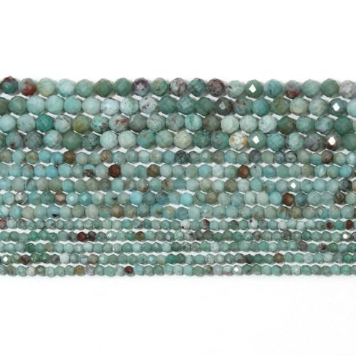 ADAOQIN 2 3 4 mm natürliche facettierte Citrin-Opal-Jade-Edelsteinperlen, runde Mineralperlen für die Schmuckherstellung, DIY-Armbandzubehör von ADAOQIN