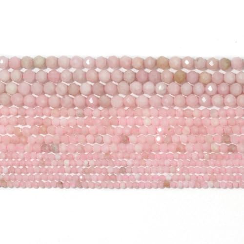 ADAOQIN 2 3 4 mm natürliche facettierte Citrin-Opal-Jade-Edelsteinperlen, runde Mineralperlen für die Schmuckherstellung, DIY-Armbandzubehör von ADAOQIN