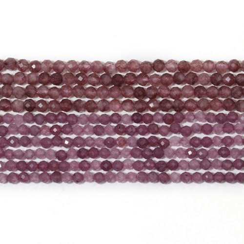 ADAOQIN 2 3 4 mm natürliche facettierte Citrin-Opal-Jade-Edelsteinperlen, runde Mineralperlen für die Schmuckherstellung, DIY-Armbandzubehör von ADAOQIN