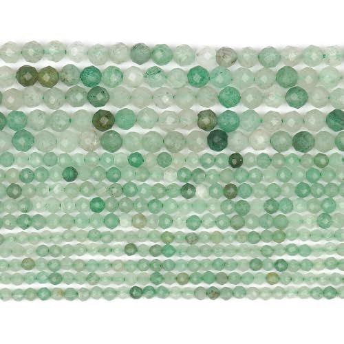 ADAOQIN 2 3 4 mm natürliche facettierte Citrin-Opal-Jade-Edelsteinperlen, runde Mineralperlen für die Schmuckherstellung, DIY-Armbandzubehör von ADAOQIN