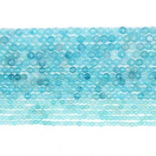 ADAOQIN 2 3 4 mm natürliche facettierte Citrin-Opal-Jade-Edelsteinperlen, runde Mineralperlen für die Schmuckherstellung, DIY-Armbandzubehör von ADAOQIN