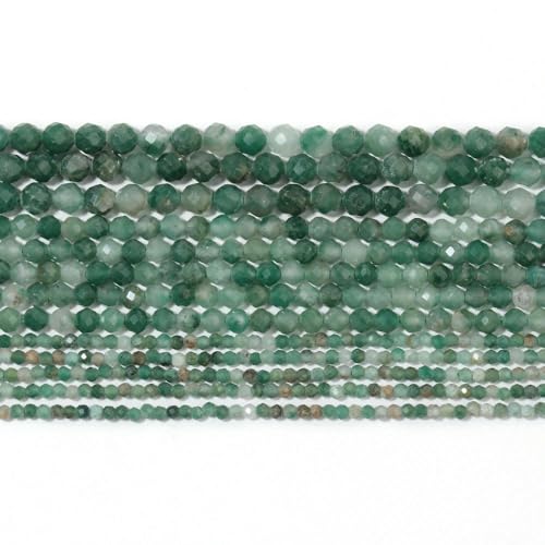 ADAOQIN 2 3 4 mm natürliche facettierte Citrin-Opal-Jade-Edelsteinperlen, runde Mineralperlen für die Schmuckherstellung, DIY-Armbandzubehör von ADAOQIN