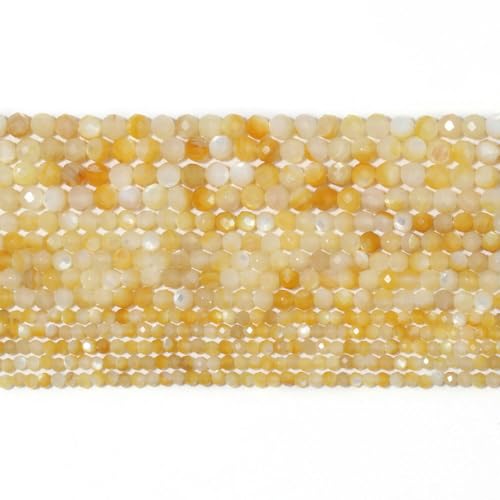 ADAOQIN 2 3 4 mm natürliche facettierte Citrin-Opal-Jade-Edelsteinperlen, runde Mineralperlen für die Schmuckherstellung, DIY-Armbandzubehör von ADAOQIN