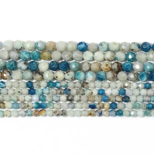 ADAOQIN 2 3 4 mm natürliche facettierte Citrin-Opal-Jade-Edelsteinperlen, runde Mineralperlen für die Schmuckherstellung, DIY-Armbandzubehör von ADAOQIN