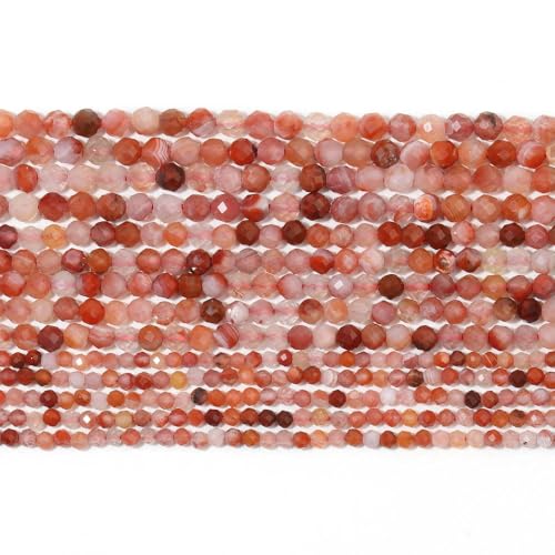 ADAOQIN 2 3 4 mm natürliche facettierte Citrin-Opal-Jade-Edelsteinperlen, runde Mineralperlen für die Schmuckherstellung, DIY-Armbandzubehör von ADAOQIN