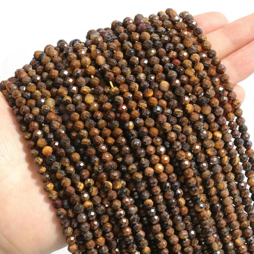 Facettierte Natursteinperlen, facettiert, Amazonit, Aquamarin, Opal, Labradorit, lose Abstandsperlen zur Schmuckherstellung, 2 3 4 mm Facettierte Natursteinperlen, facettiert, Amazonit, Aquamarin, Opal, Labradorit, lose Abstandsperlen zur Schmuckherstellung, 2 3 4 mm von ADAOQIN