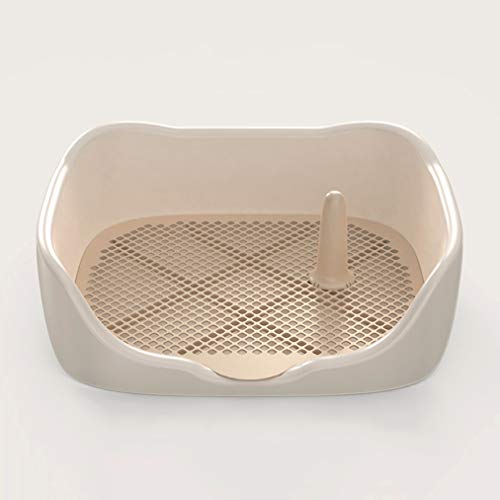 ADASP Hundetoiletten Indoor Outdoor Hundetoilette Tier pinkeln Halter Töpfchen Welpen Training Tablett mit Pee Post Schutz Simulation Wand von ADASP
