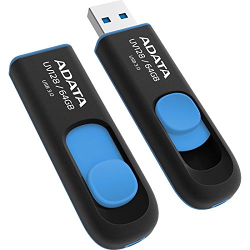 A-Data AUV128- -RBE 64 g 64GB DashDrive UV128 Schwarz/Blau A-Data AUV128- -RBE 64 g 64GB DashDrive UV128 Schwarz/Blau von ADATA