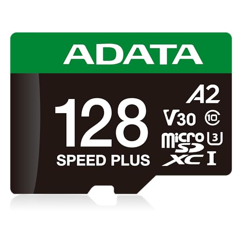 SPEED PLUS microSDXC 128 GB (UHS-I U3, Class 10, V30, A2) SPEED PLUS microSDXC 128 GB (UHS-I U3, Class 10, V30, A2) von ADATA