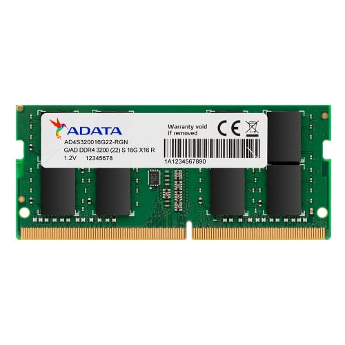 ADATA Premier Arbeitsspeicher (8 GB, DDR4, 3200 MHz, PC4-25600, CL22, SODIMM) ADATA Premier Arbeitsspeicher (8 GB, DDR4, 3200 MHz, PC4-25600, CL22, SODIMM) von ADATA