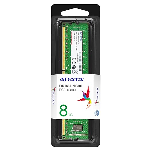 ADATA ADDU1600W8G11-S Arbeitsspeicher 8GB (1x 8GB) DDR3L 1600MHz DIMM grün von ADATA