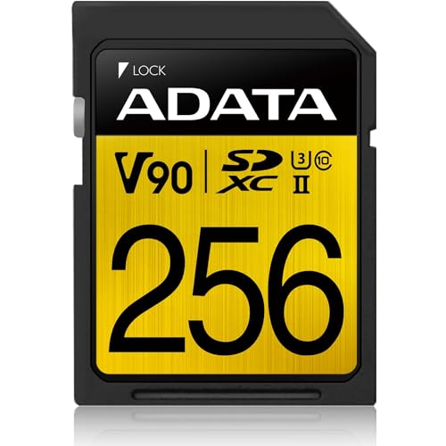 ADATA ASDX256GUII3CL10-C Premier ONE SDXC UHS-II U3 Class10 V90 3D NAND Extreme 4K Ultra HD 290MB/s SD Card, 256 GB ADATA ASDX256GUII3CL10-C Premier ONE SDXC UHS-II U3 Class10 V90 3D NAND Extreme 4K Ultra HD 290MB/s SD Card, 256 GB von ADATA