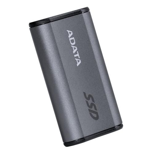ADATA Externe SSD SE880 2TB, Lesen 2000 MB/s, Schreiben 2000 MB/s, USB Typ C, 3.1 Gen 2 (3.1 Gen 2), grau von ADATA