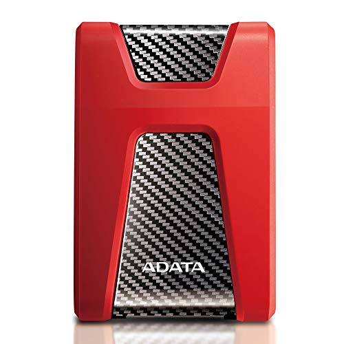 ADATA HD650 - 2 TB, externe Festplatte mit USB 3.2 Gen.1, rot von ADATA