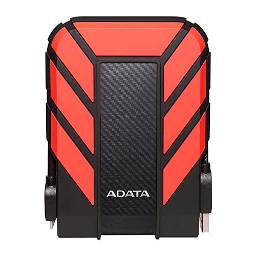 ADATA HD710 Pro - 2 TB, externe Festplatte mit USB 3.2 Gen.1, IP68-Schutzklasse, rot, langlebig, wasserdicht und staubdicht mit militärischer Zähigkeit in mehrschichtigen Festplatten ADATA HD710 Pro - 2 TB, externe Festplatte mit USB 3.2 Gen.1, IP68-Schutzklasse, rot, langlebig, wasserdicht und staubdicht mit militärischer Zähigkeit in mehrschichtigen Festplatten von ADATA