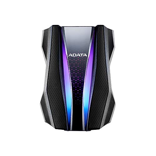 ADATA HD770G - 2 TB, Externe Festplatte mit USB 3.2 Gen.1, IP68-Schutzklasse, schwarz von ADATA