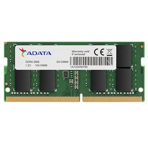 ADATA Premier 4GB, DDR4, 2666MHz (PC4-21300), CL19, SODIMM Memory, 512x16 von ADATA